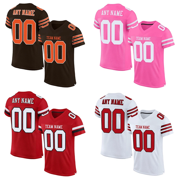 Custom America Rugby Jersey Sportswear Sublimation 100%Polyester Design American Football Uniform