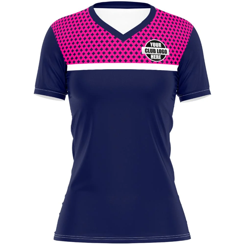 Customized Youth Sublimation Soccer Jerseys Football Shirt Wholesales Cheap Custom Women Soccer Polo Shirt Uniform Design